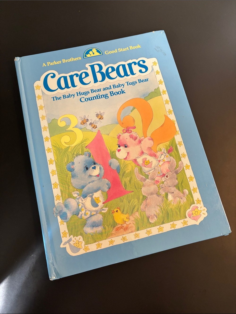 Vintage 1984 Care Bears Counting Book Hardcover Parker Brothers